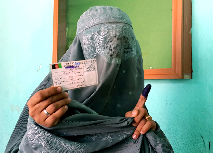 Afghan voter